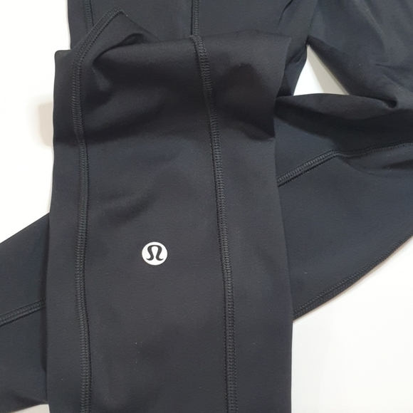 lululemon Pace Rival Solida bLack Cropped Leggings - Picture 6 of 6